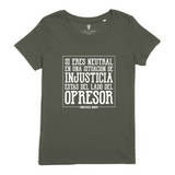 Si eres neutral, estás del lado del opresor ✊