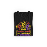 Sangre roja y corazón a la izquierda - República