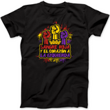 Sangre roja y corazón a la izquierda - República